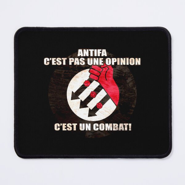 Item preview, Logo Antifa Roliste Antifa C'Est Pas Une Opinion C'Est Un Combat designed and sold by CharlesGrooms.