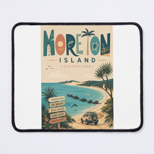 Item preview, Moreton Island Queensland Tangalooma Wrecks and Blue Lagoon Coast designed and sold by Places On Earth.