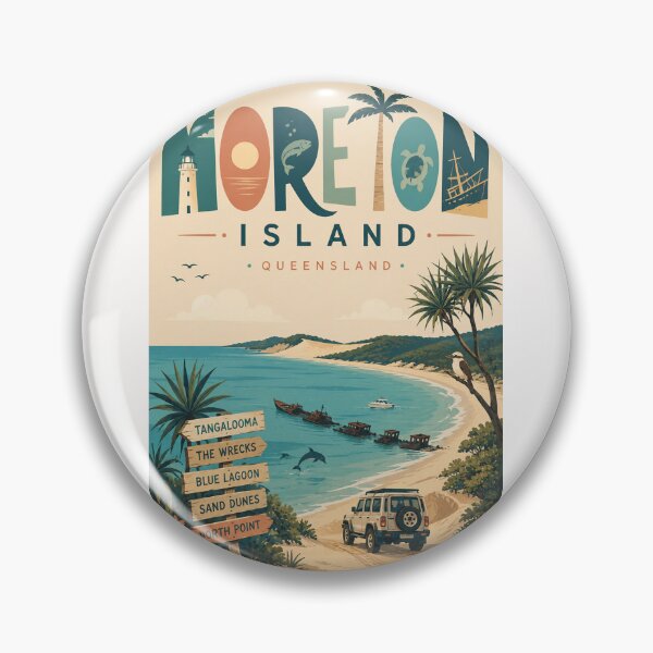 Item preview, Moreton Island Queensland Tangalooma Wrecks and Blue Lagoon Coast designed and sold by Places On Earth.