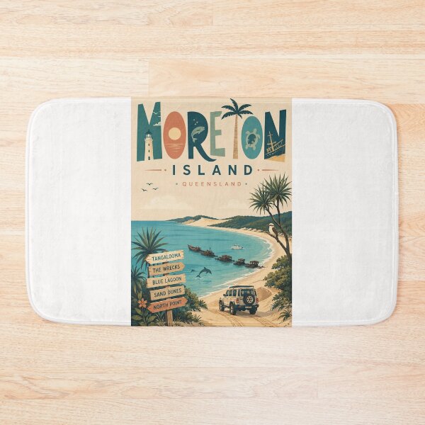 Item preview, Moreton Island Queensland Tangalooma Wrecks and Blue Lagoon Coast designed and sold by Places On Earth.