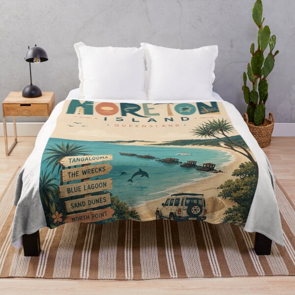 Item preview, Moreton Island Queensland Tangalooma Wrecks and Blue Lagoon Coast designed and sold by Places On Earth.