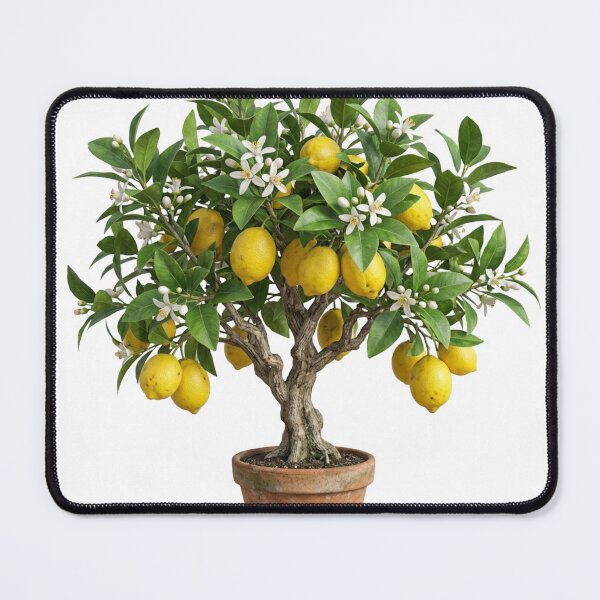 Item preview, 3D Realistic Mediterranean Lemon Tree Citrus Botanical Art designed and sold by meghnad.