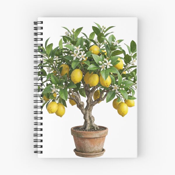 Item preview, 3D Realistic Mediterranean Lemon Tree Citrus Botanical Art designed and sold by meghnad.