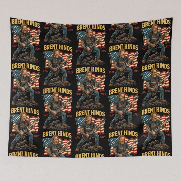 Item preview, Rip Brent Hinds - Mastodon Guitarist America 1974-2025 designed and sold by Creativewordes.