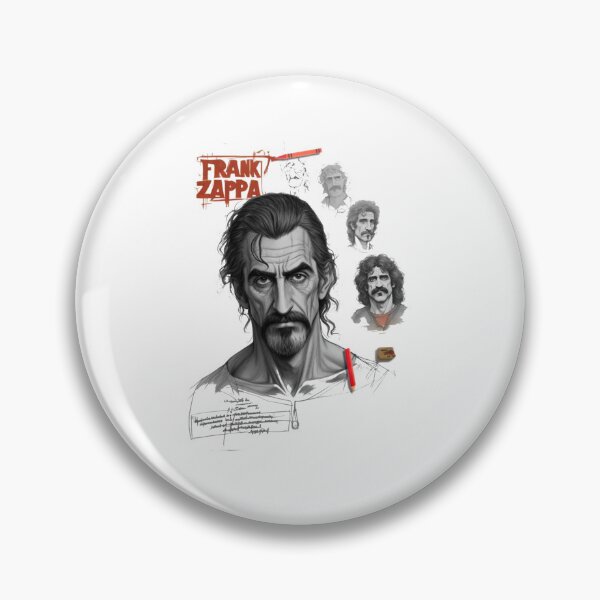 Item preview, frank zappa in sketch designed and sold by SamuelLeroy9.
