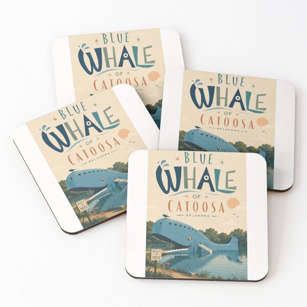 Item preview, Blue Whale of Catoosa Oklahoma Route 66 Landmark designed and sold by Places On Earth.