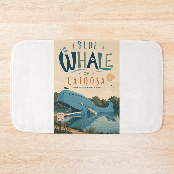 Item preview, Blue Whale of Catoosa Oklahoma Route 66 Landmark designed and sold by Places On Earth.