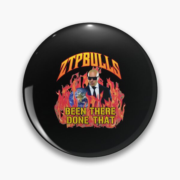 Item preview, Fire Pitbull Globe Been There Done That Art designed and sold by EmilianoBogan.