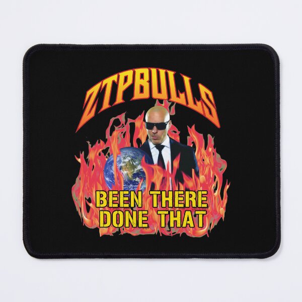 Item preview, Fire Pitbull Globe Been There Done That Art designed and sold by EmilianoBogan.