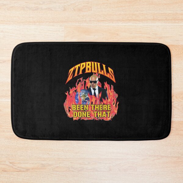 Item preview, Fire Pitbull Globe Been There Done That Art designed and sold by EmilianoBogan.