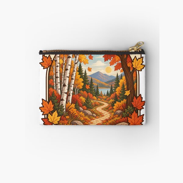 Item preview, Autumn Trails and Crunchy Leaves Fall Hiking Design designed and sold by ys96.