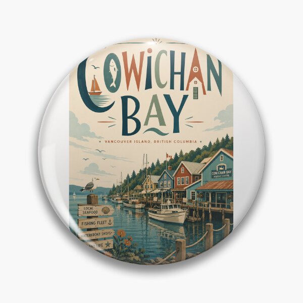 Item preview, Cowichan Bay Vancouver Island British Columbia Waterfront Harbour designed and sold by Places On Earth.