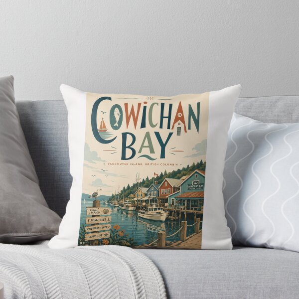 Item preview, Cowichan Bay Vancouver Island British Columbia Waterfront Harbour designed and sold by Places On Earth.