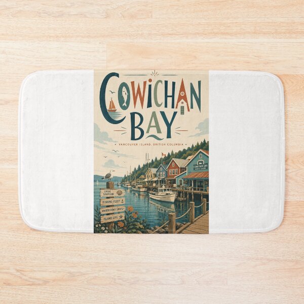 Item preview, Cowichan Bay Vancouver Island British Columbia Waterfront Harbour designed and sold by Places On Earth.