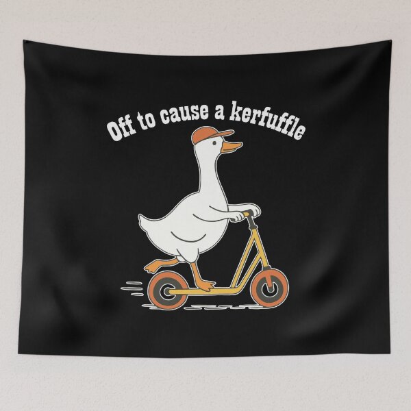 Item preview, Goose on Scooter Off To Cause Trouble designed and sold by JACKOBMSTRONG.