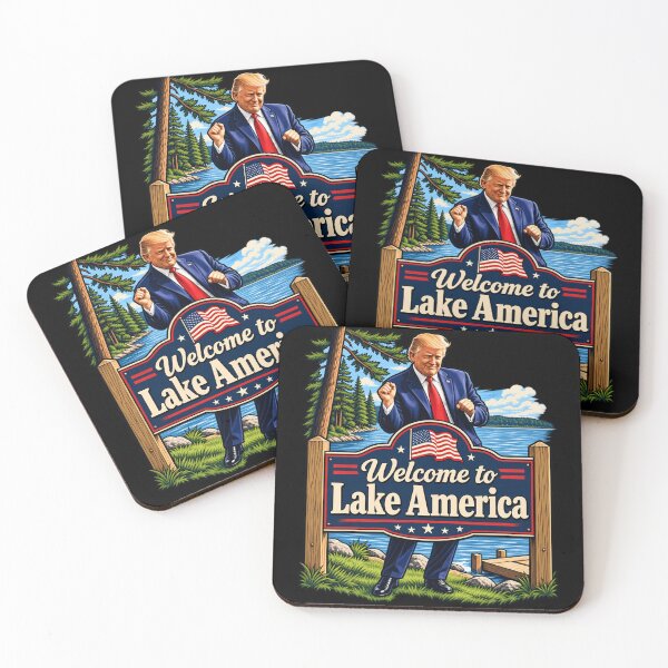 Item preview, Lake America Trump New Sign Dancing Men Women designed and sold by AmberWild.