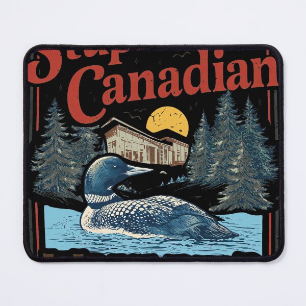 Item preview, Stupid Canadian WOLF-BIRD Loon Vintage Wilderness  designed and sold by JACKOBMSTRONG.