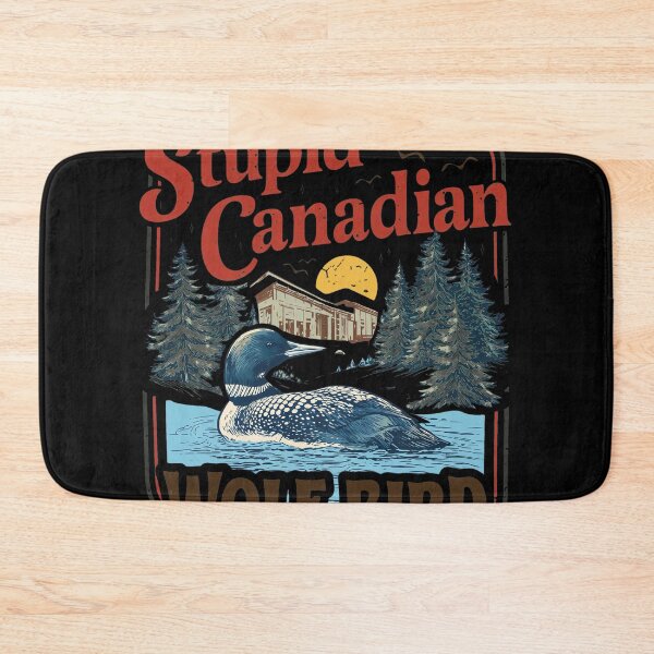 Item preview, Stupid Canadian WOLF-BIRD Loon Vintage Wilderness  designed and sold by JACKOBMSTRONG.