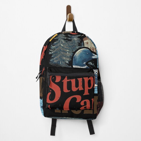 Item preview, Stupid Canadian WOLF-BIRD Loon Vintage Wilderness designed and sold by JACKOBMSTRONG.