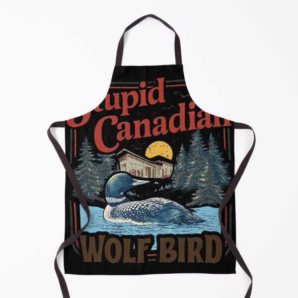 Item preview, Stupid Canadian WOLF-BIRD Loon Vintage Wilderness designed and sold by JACKOBMSTRONG.
