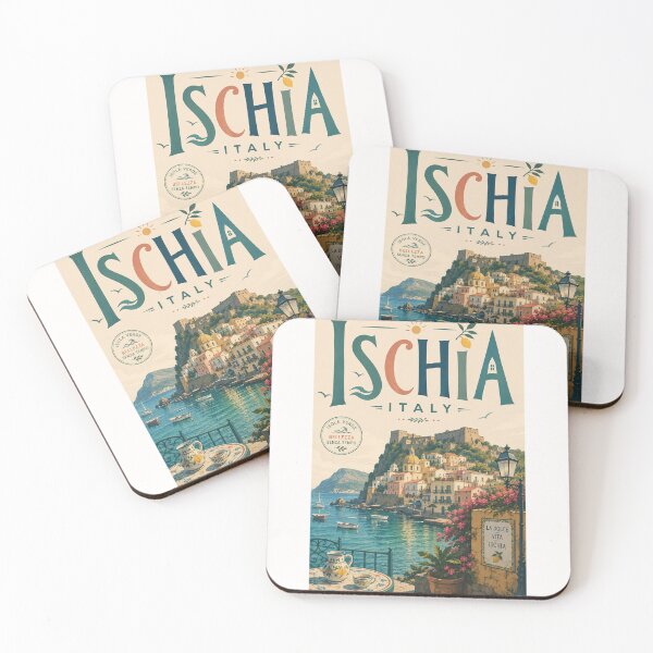 Item preview, Ischia Italy Castello Aragonese and Campania Seaside Village designed and sold by Places On Earth.