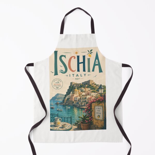 Item preview, Ischia Italy Castello Aragonese and Campania Seaside Village designed and sold by Places On Earth.