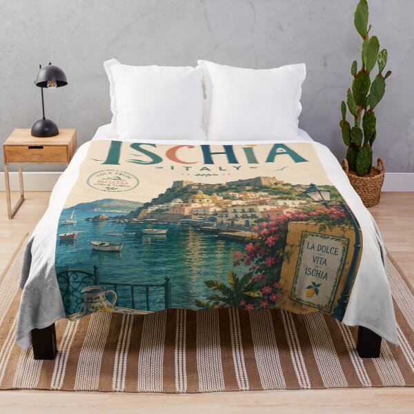 Item preview, Ischia Italy Castello Aragonese and Campania Seaside Village designed and sold by Places On Earth.