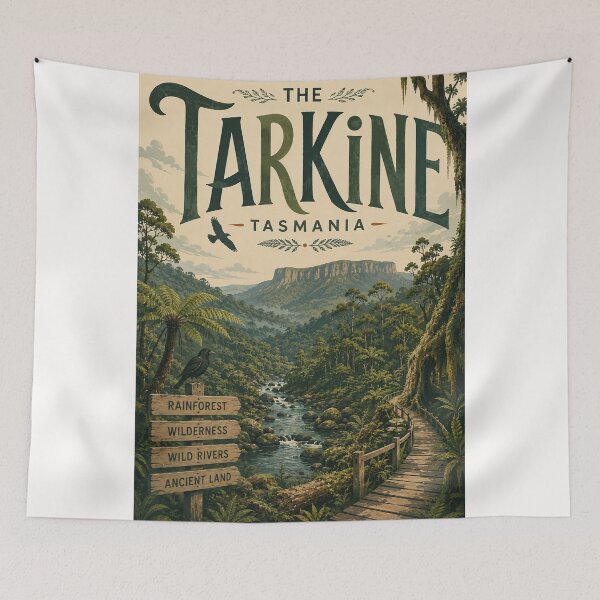 Item preview, Tarkine Tasmania Rainforest Wilderness and Ancient River Valley designed and sold by Places On Earth.