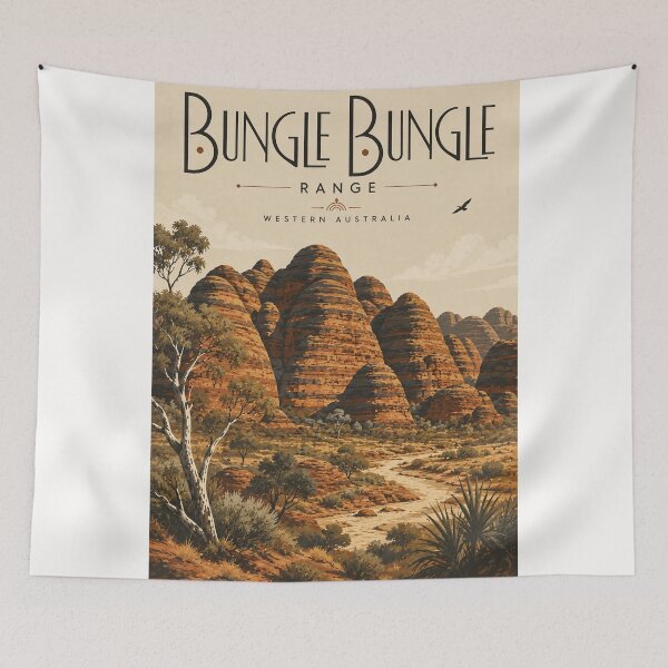 Item preview, Bungle Bungle Range in Purnululu Western Australia designed and sold by Places On Earth.