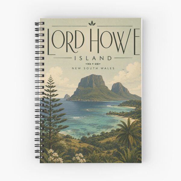 Item preview, Lord Howe Island New South Wales with Mount Gower Lagoon View designed and sold by Places On Earth.
