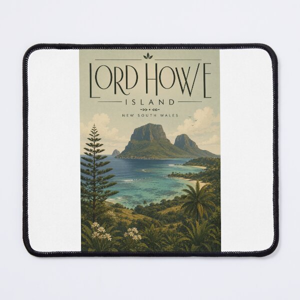 Item preview, Lord Howe Island New South Wales with Mount Gower Lagoon View designed and sold by Places On Earth.
