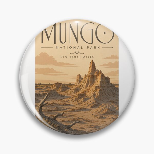Artikelvorschau, Mungo-Nationalpark, New South Wales, Landschaft der Chinesischen Mauern entworfen und verkauft von Places On Earth.