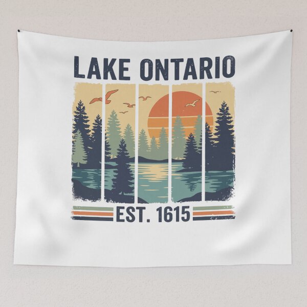 Item preview, Lake Ontario Est 1615 Great Lakes Men Women designed and sold by PaigeWoodShop.