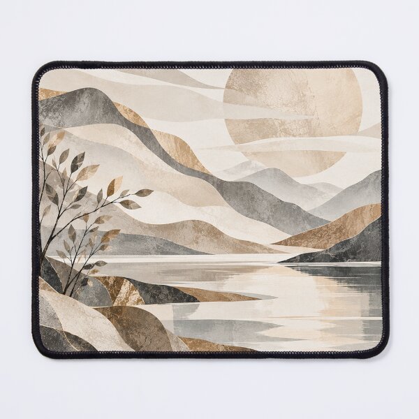 Item preview, Botanical Mountain Lake designed and sold by WeaveSphere.