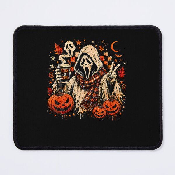 Item preview, Cute Scary Face Horror Ghost Iced Coffee Halloween Latte designed and sold by RealestInternet.
