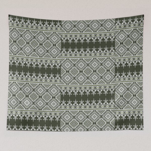 Item preview, Vintage abstract geometric ethnic pattern designed and sold by Aesthetic shapes design.