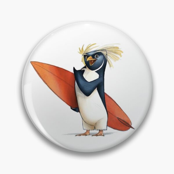 Item preview, Funny Superhero Penguin Patriotic Cape Retro Cartoon Graphic designed and sold by VelourEmber.