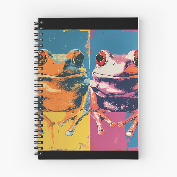 Item preview, Tree Frog Diptych Silverchair Frogstomp Tribute Andy Warhol designed and sold by ModernOUTFITS.