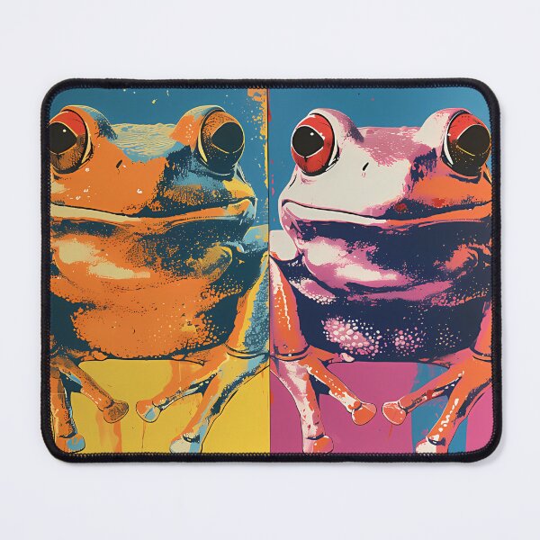Item preview, Tree Frog Diptych Silverchair Frogstomp Tribute Andy Warhol designed and sold by ModernOUTFITS.