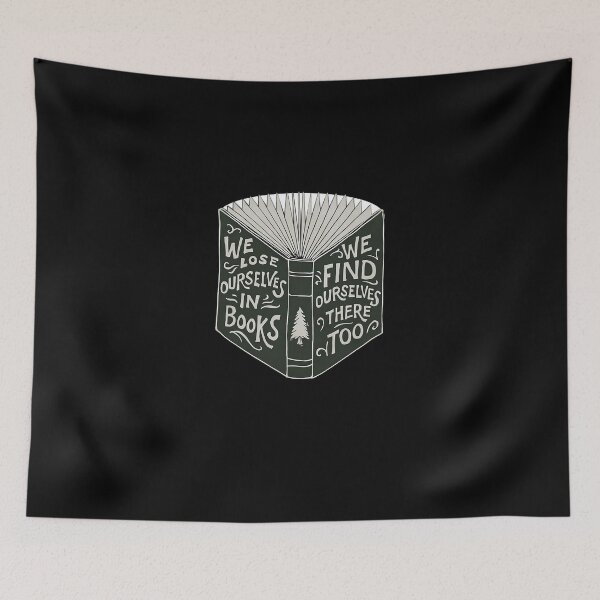 Item preview, We Lose Ourselves In Books... designed and sold by gellesarbur.