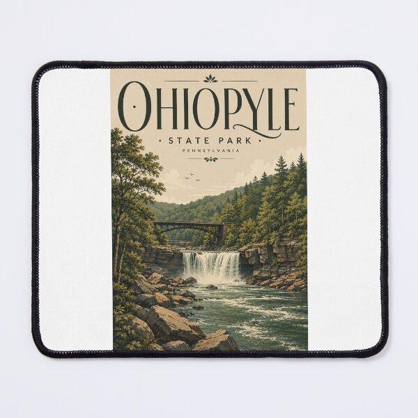 Item preview, Ohiopyle State Park Pennsylvania Waterfall and Youghiogheny River Gorge designed and sold by Places On Earth.
