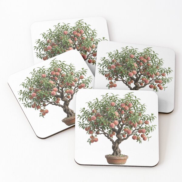 Item preview, 3D Realistic Miniature Peach Tree Sweet Summer Fruit Art designed and sold by meghnad.