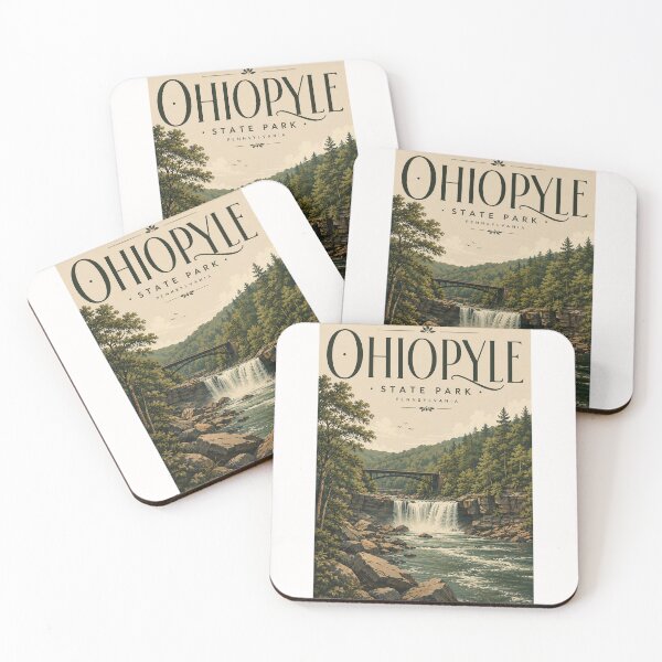 Item preview, Ohiopyle State Park Pennsylvania Waterfall and Youghiogheny River Gorge designed and sold by Places On Earth.