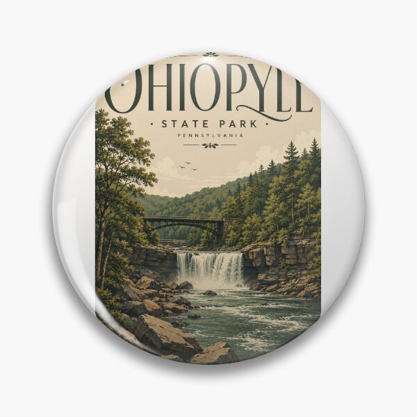 Item preview, Ohiopyle State Park Pennsylvania Waterfall and Youghiogheny River Gorge designed and sold by Places On Earth.