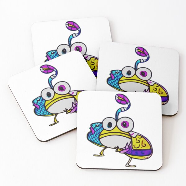 Item preview, Funny multicolored cartoon bird with big eyes designed and sold by RVPAYET.