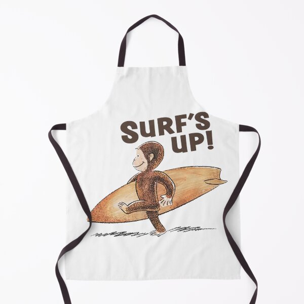 Item preview, Surf's Up Funny Otter Surfing Cute Ocean Animal Graphic designed and sold by VelourEmber.