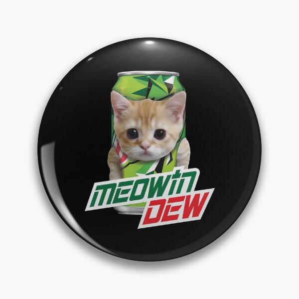 Item preview, Meowtn Dew Kitten Soda Can Parody designed and sold by ZoeDaugherty.