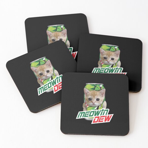 Item preview, Meowtn Dew Kitten Soda Can Parody designed and sold by ZoeDaugherty.