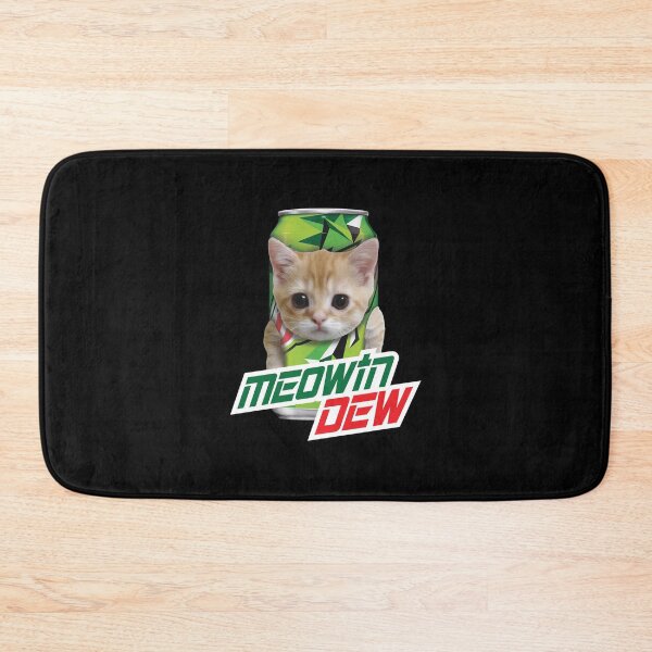 Item preview, Meowtn Dew Kitten Soda Can Parody designed and sold by ZoeDaugherty.