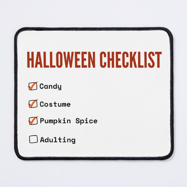 Item preview, Halloween Checklist designed and sold by Lyan ID.
